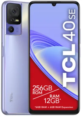 TCL 40 SE 17,1 cm (6.75") Double SIM Android 13 4G USB Type-C 6 Go 256 Go 5010 mAh Violet