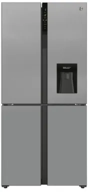 Hoover H-FRIDGE 700 MAXI HSC818FXWD frigo américain Pose libre 432 L F Argent