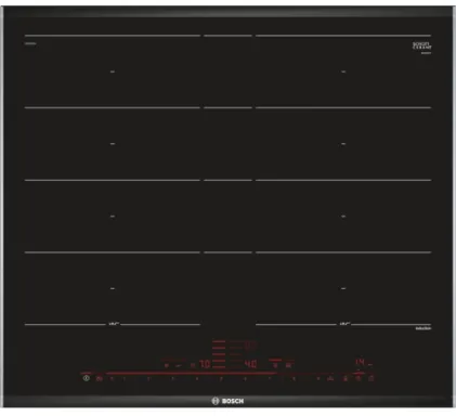 Bosch Serie 8 PXY675DC1E plaque Noir Intégré Plaque avec zone à induction 4 zone(s)