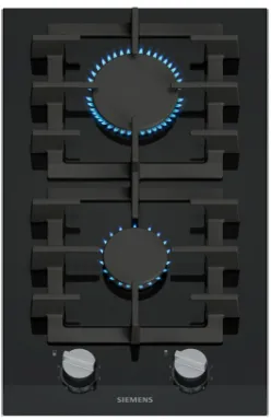 Siemens iQ700 ER3A6BI40 plaque Noir Intégré 30 cm Gaz 2 zone(s)