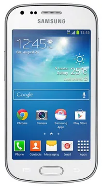 Samsung Galaxy Trend Plus GT-S7580 10,2 cm (4") SIM unique Android 4.2 3G Micro-USB 0,75 Go 4 Go 1500 mAh Blanc