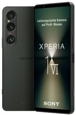 Sony Xperia 1 VI 5G 16,5 cm (6.5") Double SIM Android 14 USB Type-C 12 Go 256 Go 5000 mAh Vert, Kaki