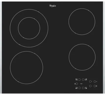 Whirlpool AKT 8130 BA Noir Intégré Céramique 4 zone(s)