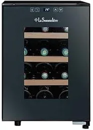 La Sommelière LS12SILENCE refroidisseur à vin Refroidisseur de vin thermoélectrique Pose libre Noir 12 bouteille(s)