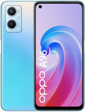 OPPO A96 16,7 cm (6.59") Double SIM Android 11 4G USB Type-C 8 Go 128 Go 5000 mAh Bleu