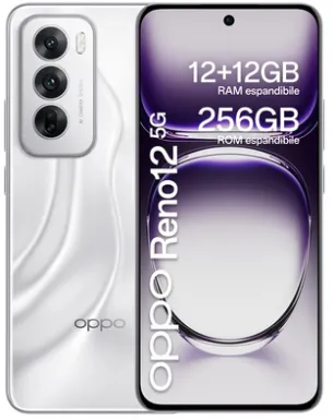 OPPO Reno12 5G 17 cm (6.7") Double SIM Android 14 USB Type-C 12 Go 256 Go 5000 mAh Argent