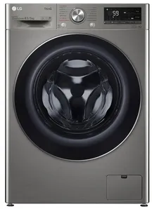LG F852SV52IRS machine à laver avec sèche linge Pose libre Charge avant Acier inoxydable E