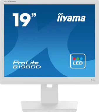 iiyama ProLite B1980D-W5 écran plat de PC 48,3 cm (19") 1280 x 1024 pixels SXGA LCD Blanc