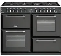 Stoves Richmond S1100 DF Cuisinière Electrique Gaz Noir, Acier inoxydable