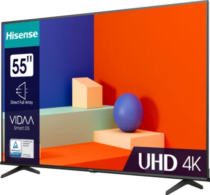 Hisense 55E63KT TV 139,7 cm (55") 4K Ultra HD Smart TV Wifi Noir, Gris 300 cd/m²