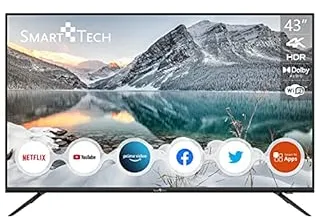 Smart-Tech SMT43F30UV2M1B1 TV 109,2 cm (43") 4K Ultra HD Smart TV Wifi Noir