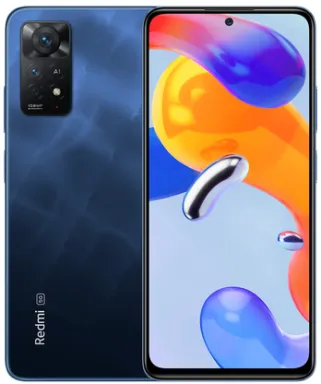 Xiaomi Redmi Note 11 Pro 5G 16,9 cm (6.67") Double SIM hybride Android 11 USB Type-C 6 Go 128 Go 5000 mAh Bleu