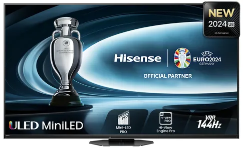 Hisense 75U8NQ TV 190,5 cm (75") 4K Ultra HD Smart TV Noir 3000 cd/m²