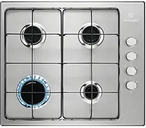 Electrolux KGS6404SX plaque Acier inoxydable Intégré 55 cm Gaz 4 zone(s)