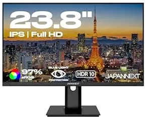JAPANNEXT JN-IPS2382FHDR-HSP écran plat de PC 61 cm (24") 1920 x 1080 pixels Full HD LCD Noir