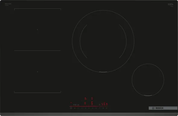 Bosch Serie 6 PVS831HB1E plaque Noir Intégré 80 cm Plaque avec zone à induction 4 zone(s)