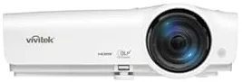 Vivitek DW284-ST vidéo-projecteur Projecteur à focale standard 3600 ANSI lumens DLP WXGA (1280x800) Compatibilité 3D Blanc