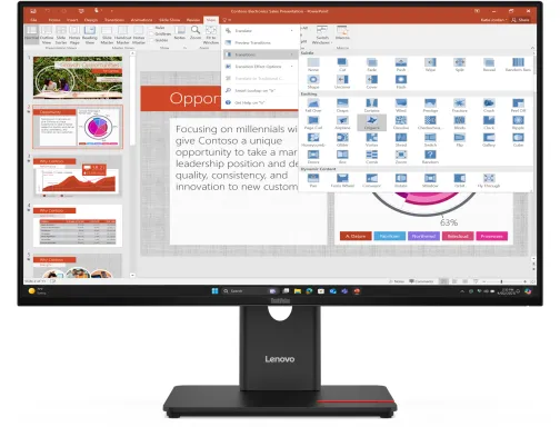 Lenovo ThinkVision T27-40 LED display 68,6 cm (27") 1920 x 1080 pixels Full HD Noir