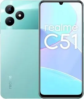 realme C51 17,1 cm (6.74") Double SIM Android 13 4G USB Type-C 6 Go 256 Go 5000 mAh Vert, Couleur menthe