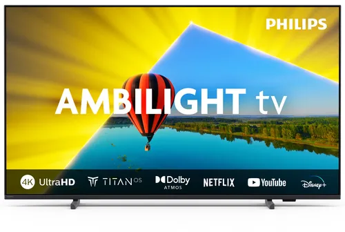 Philips 50PUS8079/12 TV 127 cm (50") 4K Ultra HD Smart TV Wifi Noir 350 cd/m²