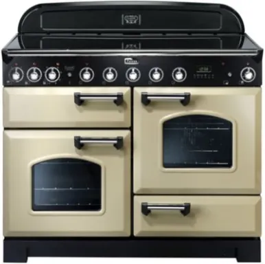 Falcon Classic Deluxe 110 Cuisinière Electrique Plaque avec zone à induction Crème A