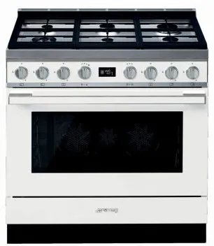 Smeg CPF9GPWH four et cuisinière Electrique Gaz Blanc A+