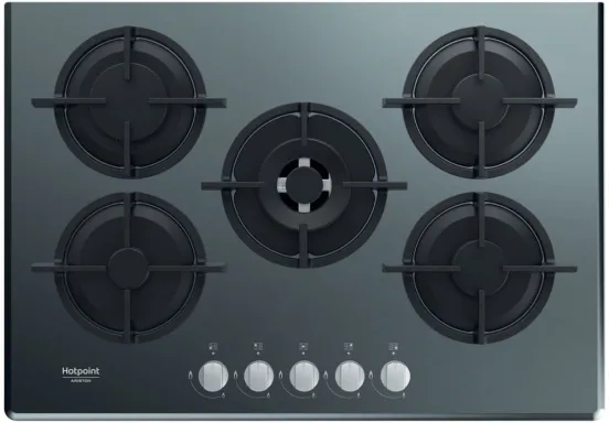 Hotpoint HAGD 72S/MR Miroir Intégré 73 cm Gaz 5 zone(s)