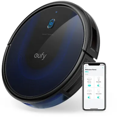 Eufy 15C MAX robot aspirateur 0,6 L Sans sac Noir