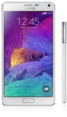 Samsung Galaxy Note 4 SM-N910F 14,5 cm (5.7") SIM unique Android 4.4 4G Micro-USB 3 Go 32 Go 3220 mAh Blanc