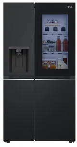 LG InstaView GSGV80EPLD frigo américain Pose libre 635 L D Noir, Graphite