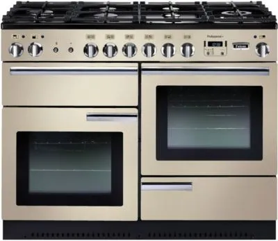 Falcon Professional+ 110 Cuisinière Electrique Gaz Chrome, Crème A