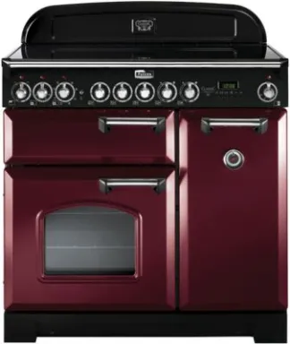 Falcon Classic Deluxe 90 Cuisinière Electrique Céramique Cerise (fruit) A