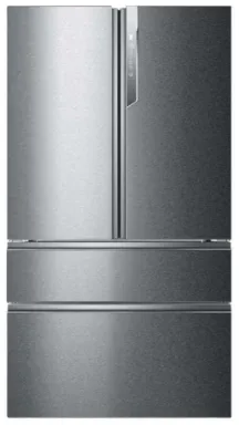 Haier FD 100 Serie 7 HB26FSSAAA frigo américain Pose libre 750 L E Argent, Titane