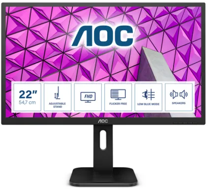 AOC P1 22P1D LED display 54,6 cm (21.5") 1920 x 1080 pixels Full HD Noir