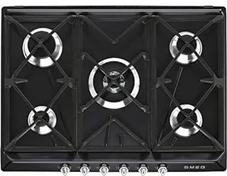 Smeg Victoria SR975NGH plaque Noir Intégré 68.5 cm Gaz 5 zone(s)