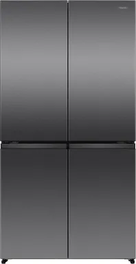 Hisense RQ5P640SSKD frigo américain Pose libre 647 L D Noir, Acier inoxydable