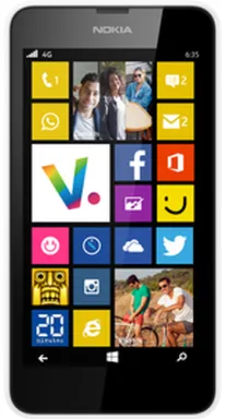 Nokia Lumia 635 11,4 cm (4.5") SIM unique Windows Phone 8.1 4G Micro-USB 0,5 Go 8 Go 1830 mAh Blanc