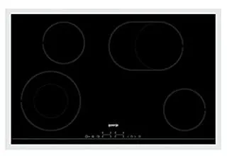 Gorenje ECT 843 BX plaque Noir Intégré 80 cm Céramique 4 zone(s)