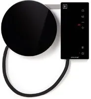 Fabita Ordine - Mono Noir Comptoir 26 cm Plaque avec zone à induction 1 zone(s)