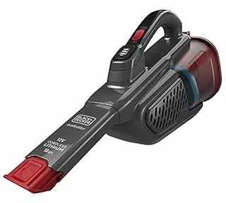 Black & Decker BHHV315J-QW aspirateur de table Noir, Rouge Sans sac