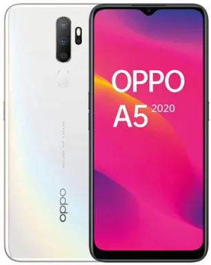 OPPO A5 2020 16,5 cm (6.5") Double SIM Android 9.0 4G USB Type-C 3 Go 64 Go 5000 mAh Blanc