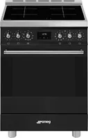 Smeg Symphony C6IPMBM2 four et cuisinière Electrique Plaque avec zone à induction Noir A