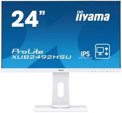 iiyama ProLite XUB2492HSU-W1 LED display 60,5 cm (23.8") 1920 x 1080 pixels Full HD Blanc