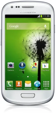 Samsung Galaxy S III mini GT-I8200 10,2 cm (4") SIM unique 3G Micro-USB B 8 Go 1500 mAh Blanc