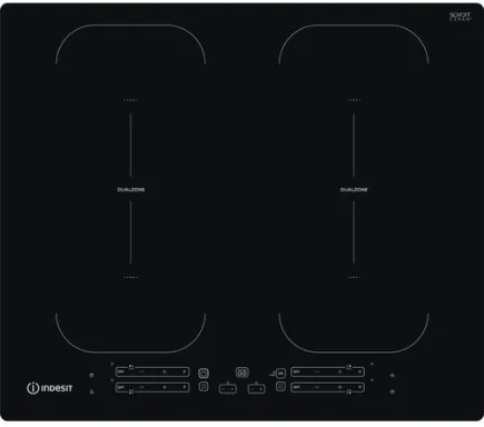 Indesit IB 88B60 NE Noir Intégré 59 cm Plaque avec zone à induction 4 zone(s)