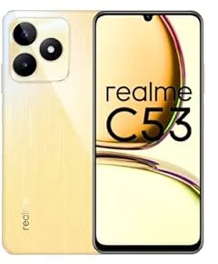 realme C 53 17,1 cm (6.74") Double SIM Android 13 4G USB Type-C 6 Go 128 Go 5000 mAh Or