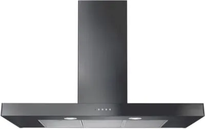Rangemaster LEIHDC100SL/C Montée au mur Noir B 620 m³/h