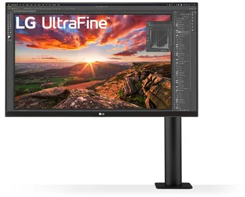 LG UltraFine Ergo LED display 68,6 cm (27") 3840 x 2160 pixels 4K Ultra HD Noir