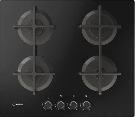 Indesit ING 61T/BK 1 Noir Intégré 60 cm Gaz 4 zone(s)