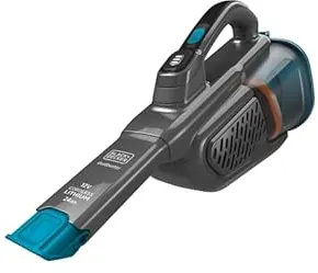 Black & Decker BHHV320J aspirateur de table Bleu, Titane Sans sac